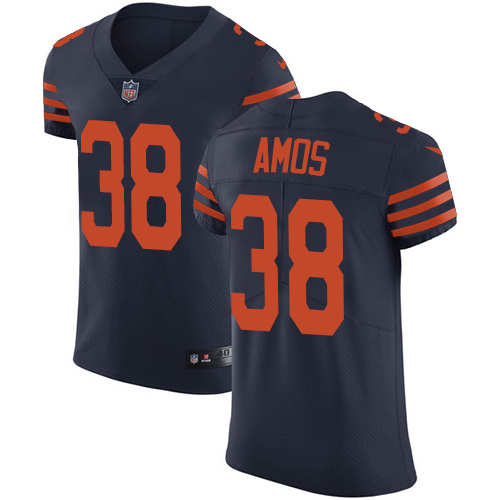 Nike Bears #38 Adrian Amos Navy Blue Alternate Men's Stitched NFL Vapor Untouchable Elite Jersey